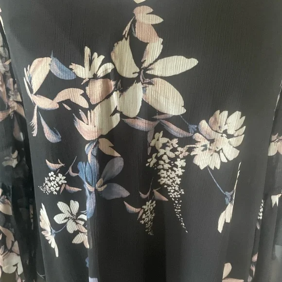 Calvin Klein Black Floral Women's Dress - Picture 4 of 9